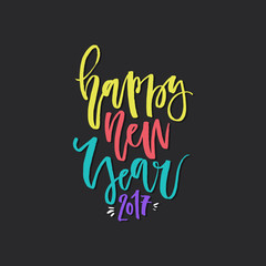 Unique New Year Lettering