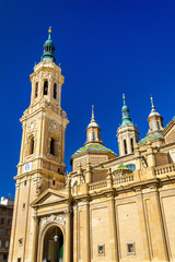 Basilica Our Lady of the Pillar in Zaragoza, Spain