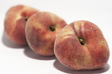 chinese flat donut peaches
