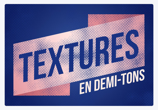 Textures demi-tons faites main