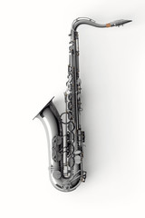 Saxophone isolated on white background