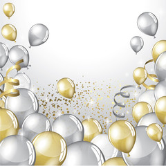 Festive Balloons background