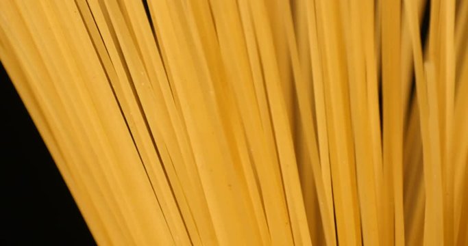 Close up of turning spaghetti.