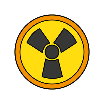 nuclear energy symbol isolated icon vector illustration design
