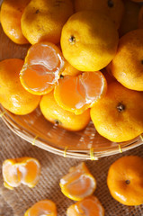 orange in light and shadow