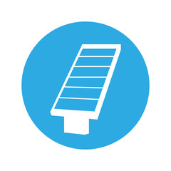 panel solar energy alternative icon vector illustration design