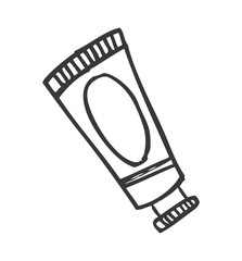 paint tube isolated icon vector illustration design