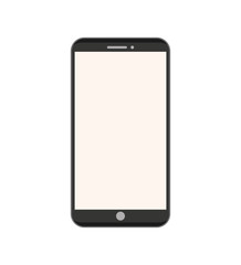 smartphone technology line icon vector illustration design
