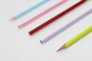 Fototapeta premium Pencil isolated on white background.