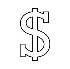 Obraz premium money symbol isolated icon vector illustration design