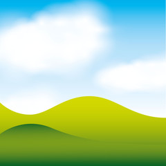 mountains landscape background icon vector illustration design