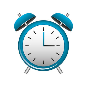alarm clock isolated icon vector illustration design