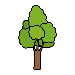 tree green nature icon vector illustration graphic design