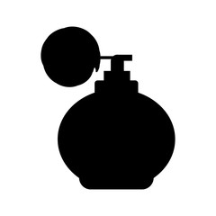 retro fragrance bottle icon vector illustration graphic design