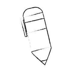 Pen icon. Tool write office object and instrument theme. Isolated design. Vector illustration