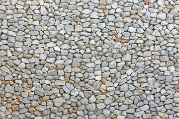 Gray and brown wall with stone masonry, background, texture
