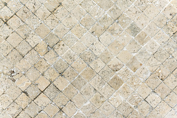 Beige stone tiles, background, texture