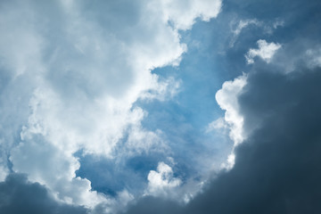 Soft Cloud in blue sky for background backdrop use