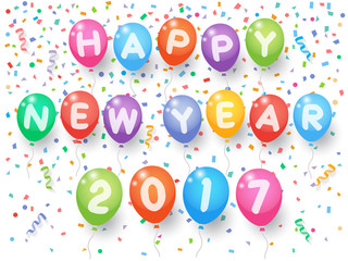 Confetti for new year holiday party background