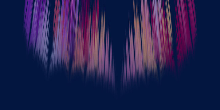 Abstract fractal  northern lights