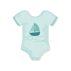 Baby suit clothes icon vector illustration graphic design