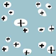 seamless patterns hand-drawn. Pattern for use on wrapping paper, greeting cards and gift products