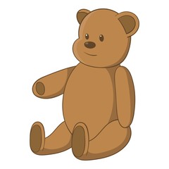 Bear icon. Cartoon illustration of bear vector icon for web