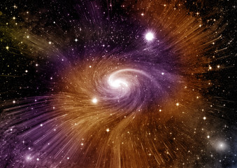 Fototapeta premium galaxy in a free space