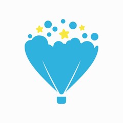 Balloon air logo design, balloon air design, balloon air vector