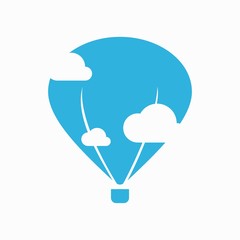 Balloon air logo design, balloon air design, balloon air vector