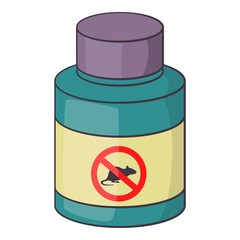 Rodenticide icon. Cartoon illustration of rodenticide vector icon for web