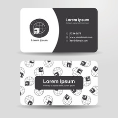 truck shipping doodle