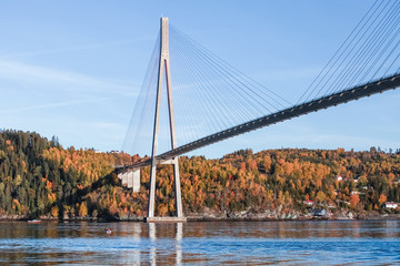 Skarnsund Bridge, concrete cable-stayed bridge