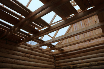 log cabin, log home construction, dovetail; lug, frame