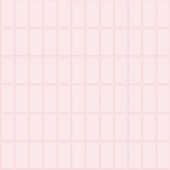 Seamless background with pink volume rectangles. Modern volume geometric pattern with repeating shapes