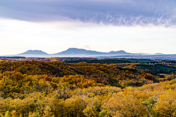 平野台高原展望所 阿蘇五岳 恋人たちの丘