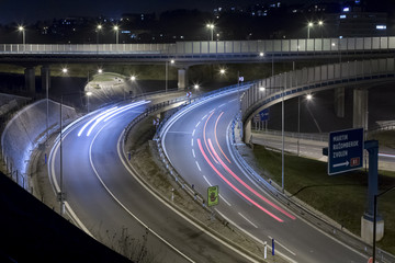 motorway bypass of the city Banska Bystrica Slovakia