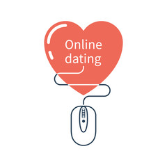 Online dating concept
