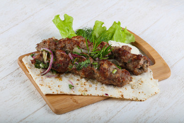 Lamb kebab