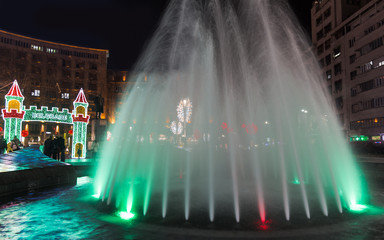 Fountain on Nikola Pasic square