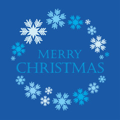 Naklejka na ściany i meble Poster Merry Christmas! Vector illustration. Greeting card.