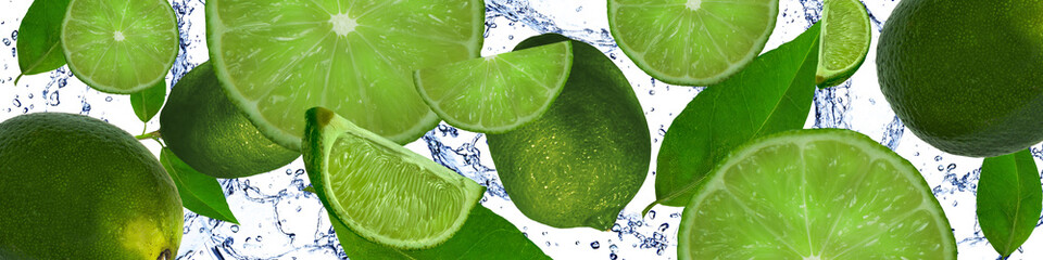 Limes in the water
