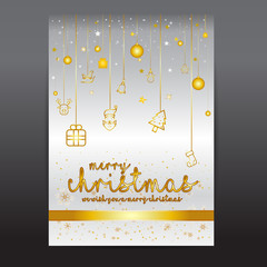 Naklejka premium Brochures, flyers, print media Christmas and New Year fun festive joy. Party. Religious beliefs, Jesus. Thanksgiving glory. shining star. We Wish You a Merry Christmas. Jingle Bell background vector