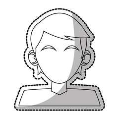 Man icon. Male avatar person people and human theme. Isolated design. Vector illustration