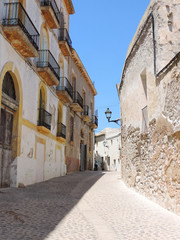 Fototapeta na wymiar Dalt Vila, historic city of Ibiza.