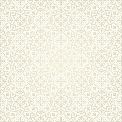Seamless background of light beige color in the style of Damascus