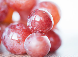 Red grapes