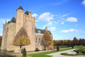 Fototapeta premium The historic Castle Assumburg in North Holland, The Netherlands