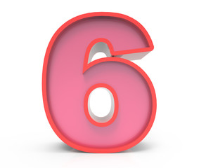 red block number 6