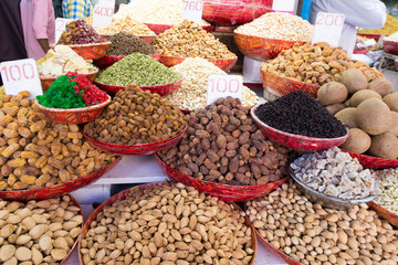 India street food snacks on the market
